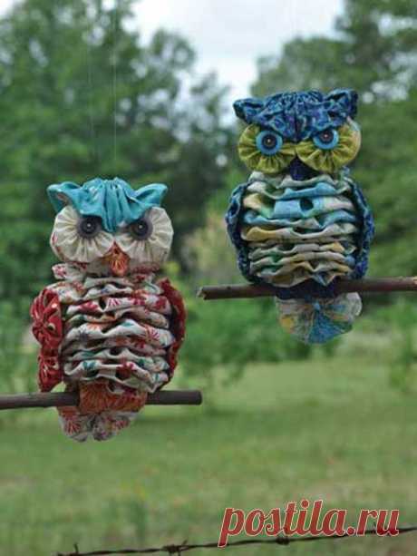 Yo-Yo Al Owl Sewing Pattern