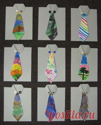Father's Day Fashion - Kinder Style! (Подарок папе)| TeachKidsArt