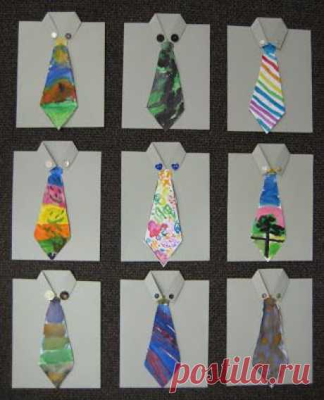 Father's Day Fashion - Kinder Style! (Подарок папе)| TeachKidsArt