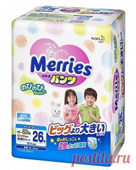 Трусики ночные 15-28 кг (XXL) 26 шт. Merries (Мериес)