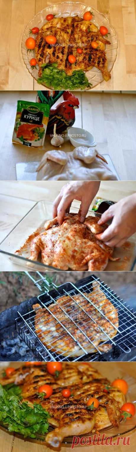 Курица на мангале