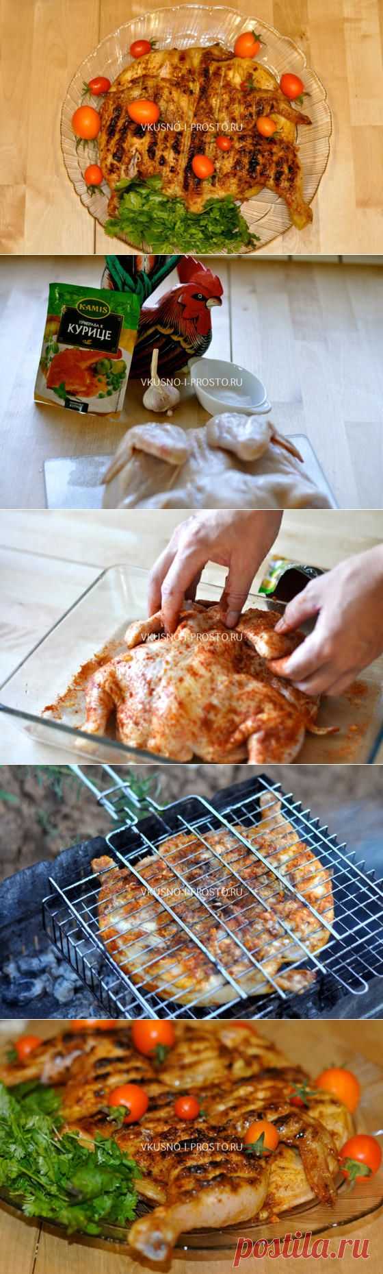 Курица на мангале