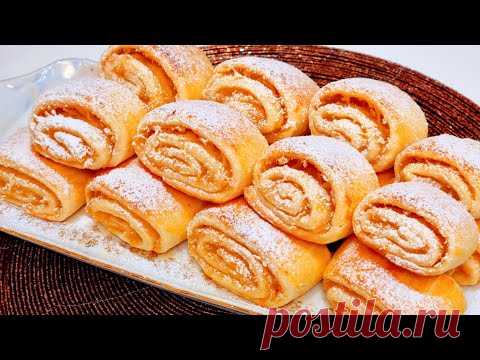НОВИНКА🔥НЕМНОГО КЕФИРА И ЯБЛОКО СЛОЁНОЕ НЕЖНОЕ ПЕЧЕНЬЕ У ВАС НА СТОЛЕ! НАШЛА РЕЦЕПТ ПРОЩЕ И ВКУСНЕЕ!