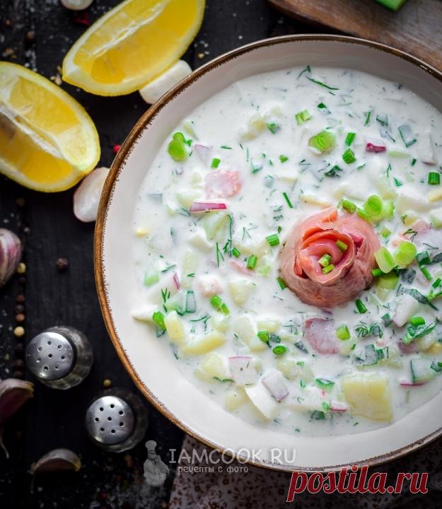 Окрошка с рыбой — рецепт с фото пошагово