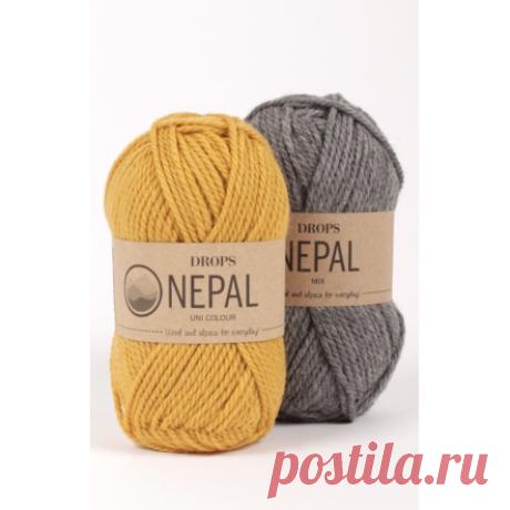 Пряжа DROPS NEPAL UNI COLOUR (65% шерсть, 35% альпака 50г 75м) - ПРЯЖА.РУ (Pryaja.ru) - Пряжа и товары для рукоделия оптом и в розницу