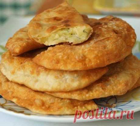 Чебуреки с картошкой и сыром