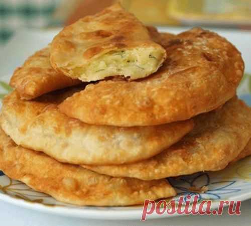 Чебуреки с картошкой и сыром