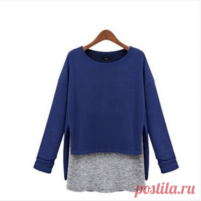 The-Wind-Spring-New-Women-Thick-Section-False-Two-Slim-Comfortable-Long-Sleeved-font-b-Sweaters.jpg (750×750)