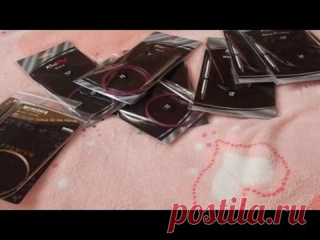 Посылочка со спицами Knit Pro, ADDi, и не большой эксперимент. - YouTube