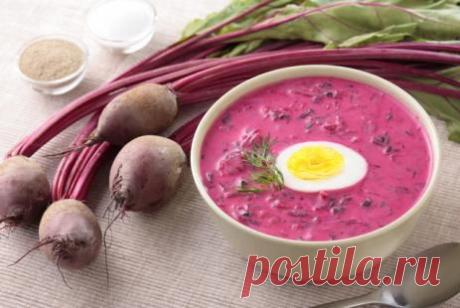 Прибалтийский холодный свекольник рецепт - свекольник на кефире рецепт :: Еда из холодильника :: JV.RU