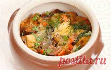 Курица с овощами под соусом - Кулинарные рецепты  