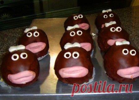 Пирожные «Каштан», рецепты пирожен, заварные пирожные