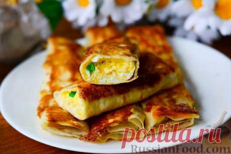 Лаваш с сыром - рецепты универсальной горячей закуски!