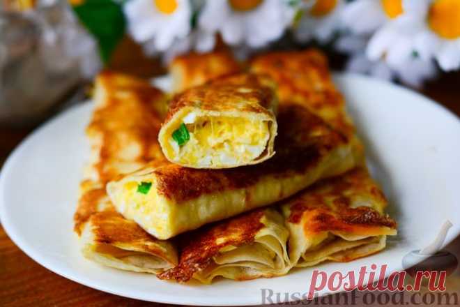 Лаваш с сыром - рецепты универсальной горячей закуски!