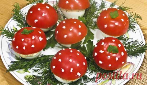 Угощаем мухоморами самых любимых гостей! Блюдо, которое точно запомнят!