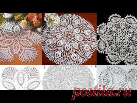 Top class  hand knitted crochet doily designs with graphics
