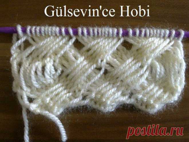 Узор - диагональный плед Nurgün Tezcan.