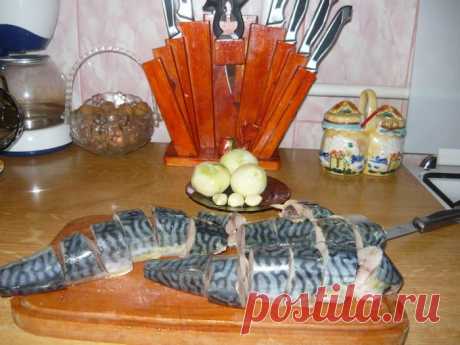 Как замариновать скумбрию..