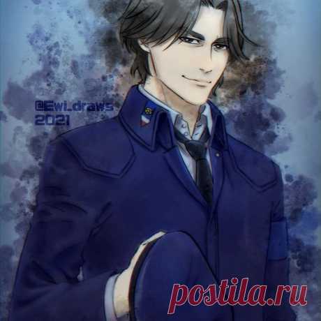Photo by Ewi on July 28, 2021. May be an anime-style image of 1 person.