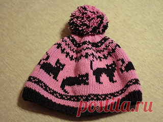 шляпа Yano4ka с кошками: Ravelry