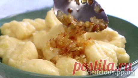 Галушки рецепт, как ленивые вареники (ужин из картошки—быстро и вкусно).