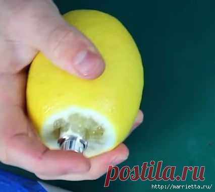 Лимонный распылитель своими руками