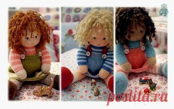 Куклы Бэлла, Молли и Лэйла СПИЦАМИ