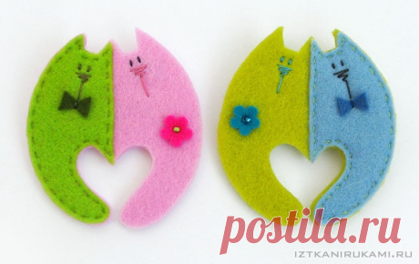 Легкие поделки из фетра — Зеленый дом