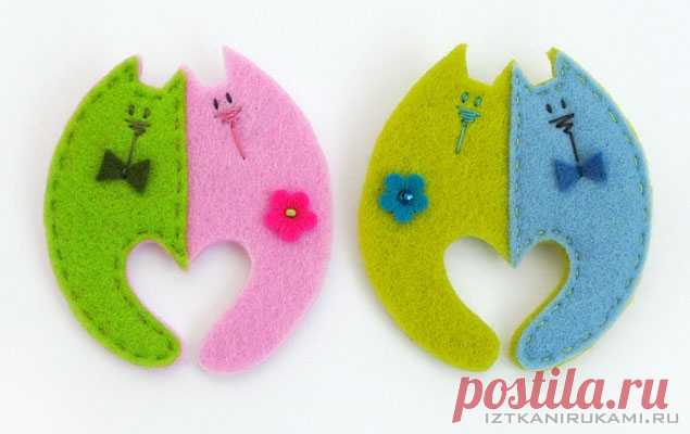 Легкие поделки из фетра — Зеленый дом