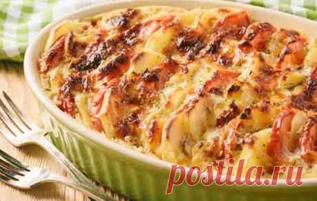 Картошка по-французски - Кулинарные рецепты 