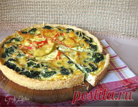 Киш с брокколи рецепт 👌 с фото пошаговый | Едим Дома кулинарные рецепты от Юлии Высоцкой