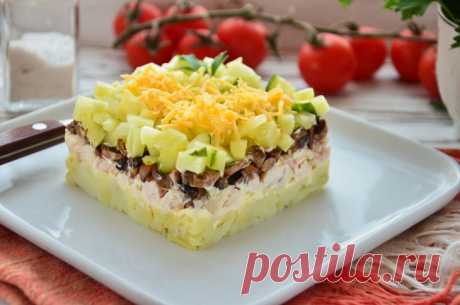 Салат «Венеция» с курицей