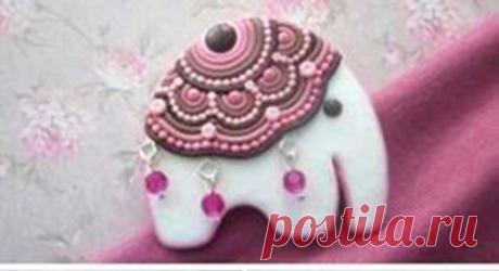 ​Слоник из полимерной глины