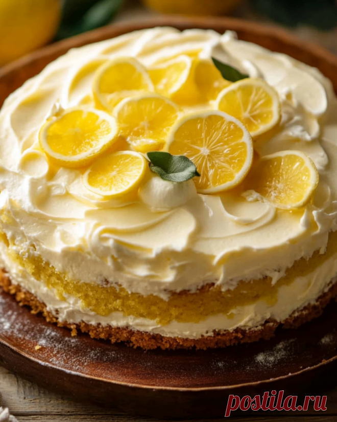 Пирог с лимончелло и маскарпоне – recipestasteful