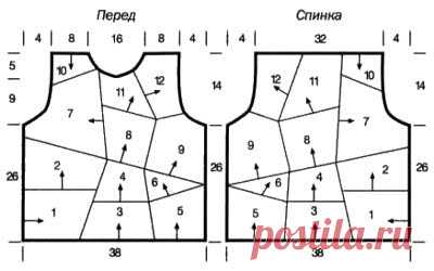 Вязание для малышей: Вязание свитера в стиле пэчворк