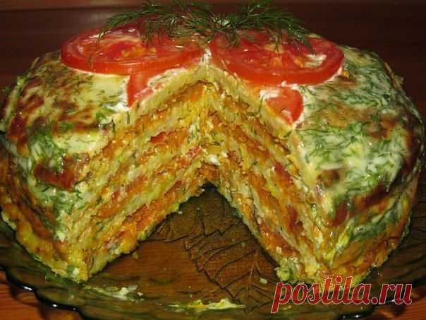 ВКУСНЕЙШИЙ ТОРТИК ИЗ КАБАЧКОВ!