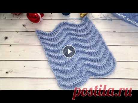 Шарф крючком &quot;Рельефный&quot;//Crochet scarf &quot;Embossed&quot; #ВязаниекрючкомсНатальейРогатовской Предлагаю к берету связать шаль узором &quot;Листья&quot;: Шаль узором листья часть - 1: Шаль узором листья часть ...