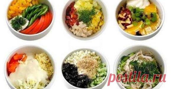 6 вкусных салатов на каждый день