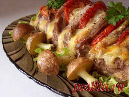 Свинина с рисом в духовке