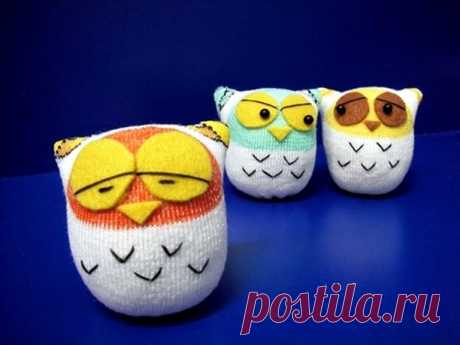Игрушки из носков | Куклы из носков