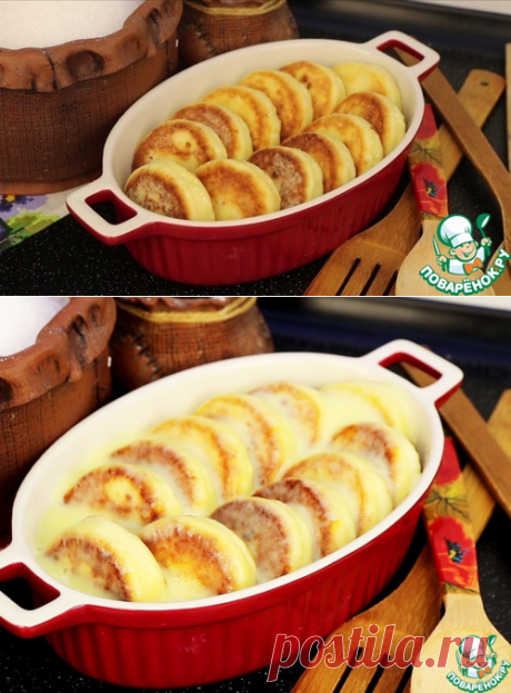 Сырники под нежным соусом – кулинарный рецепт