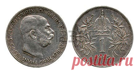 One Corona, Avstro-Hungary, Franc Iosif, 1915 Royalty Free Stock Photo, Pictures, Images And Stock Photography. Image 25835707.