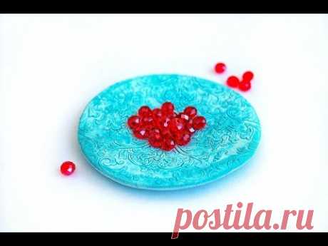 Декоративная тарелка своими руками🌷DIY decorative plate