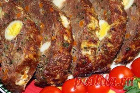 шеф-повар Одноклассники: Рулет из мясного фарша