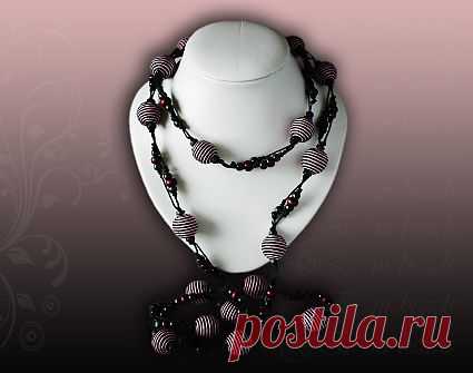 Осенняя мелодия. Архив украшений - Каталог бижутерии украшений ручной работы кулон колье бусы браслет ожерелье Lampwork - GE`m beads - авторская бижутерия ручной работы из полудрагоценных камней в Москве