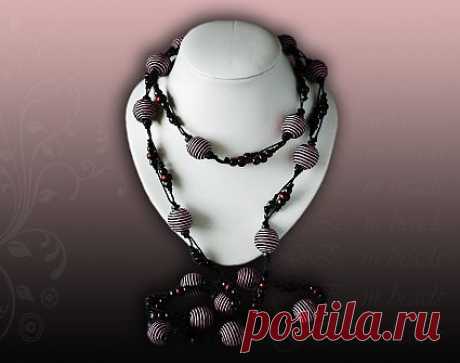 Осенняя мелодия. Архив украшений - Каталог бижутерии украшений ручной работы кулон колье бусы браслет ожерелье Lampwork - GE`m beads - авторская бижутерия ручной работы из полудрагоценных камней в Москве