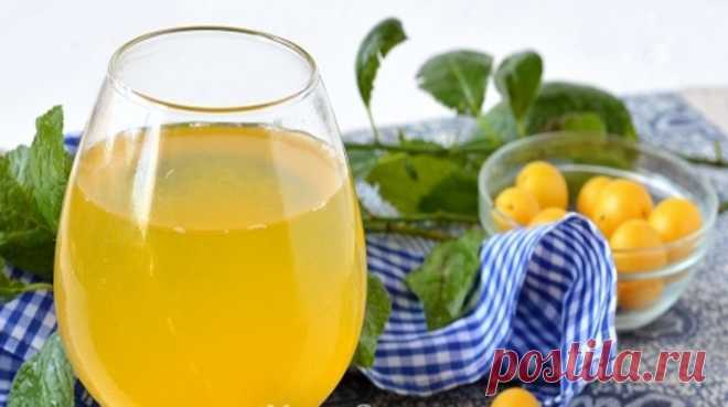 Компот из алычи быстрый рецепт без стерилизации