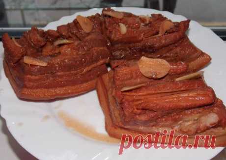 Грудинка в луковой шелухе Автор рецепта Павел Степанов - Cookpad