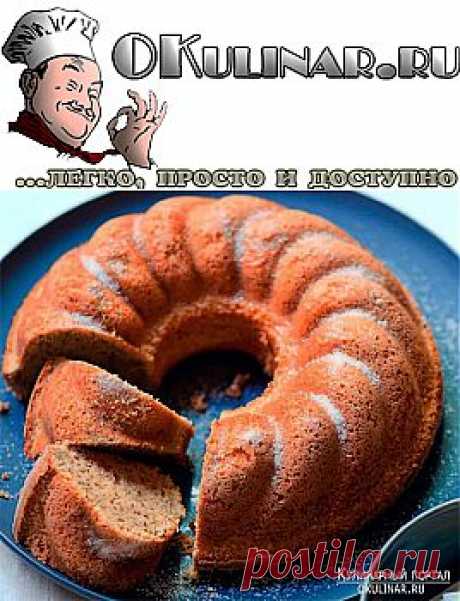 Кекс с лесными орехами и лимоном со сливочно-медовым кремом