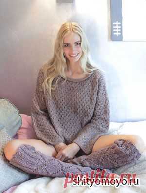 Гетры, связанные спицами. Описание и схемы бесплатно/Носки. Гетры. Гольфы. Лосины./Вязание/Статьи / Шитье, вязание, рукоделие, бисероплетение